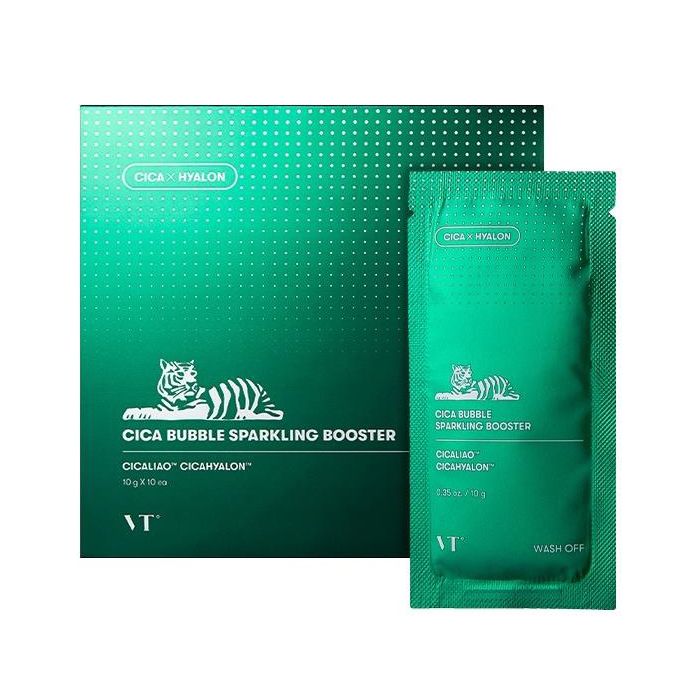 фото Маска-пенка с центеллой vt cosmetics cica bubble sparkling booster 10 г