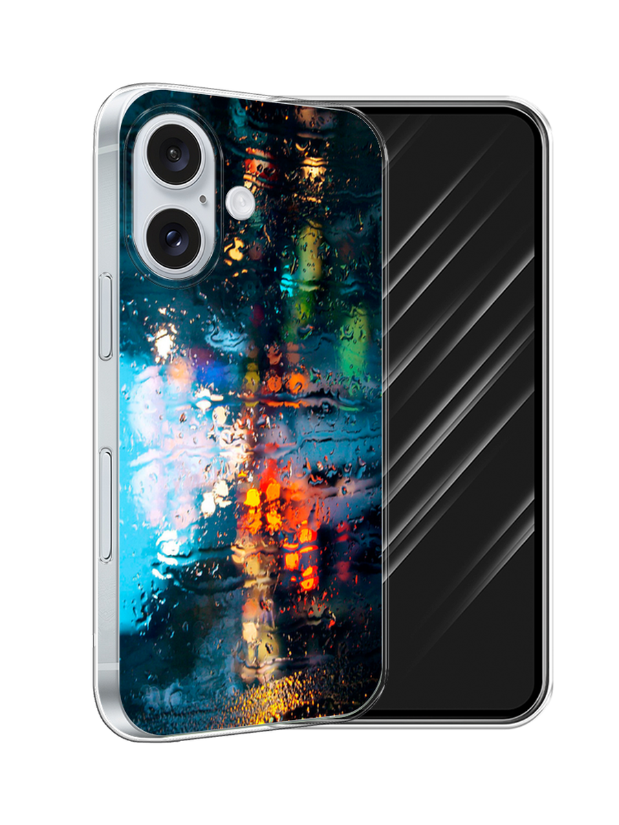 

Чехол Awog на Apple iPhone 16 "Абстракция 28", Бирюзовый, 16050-1