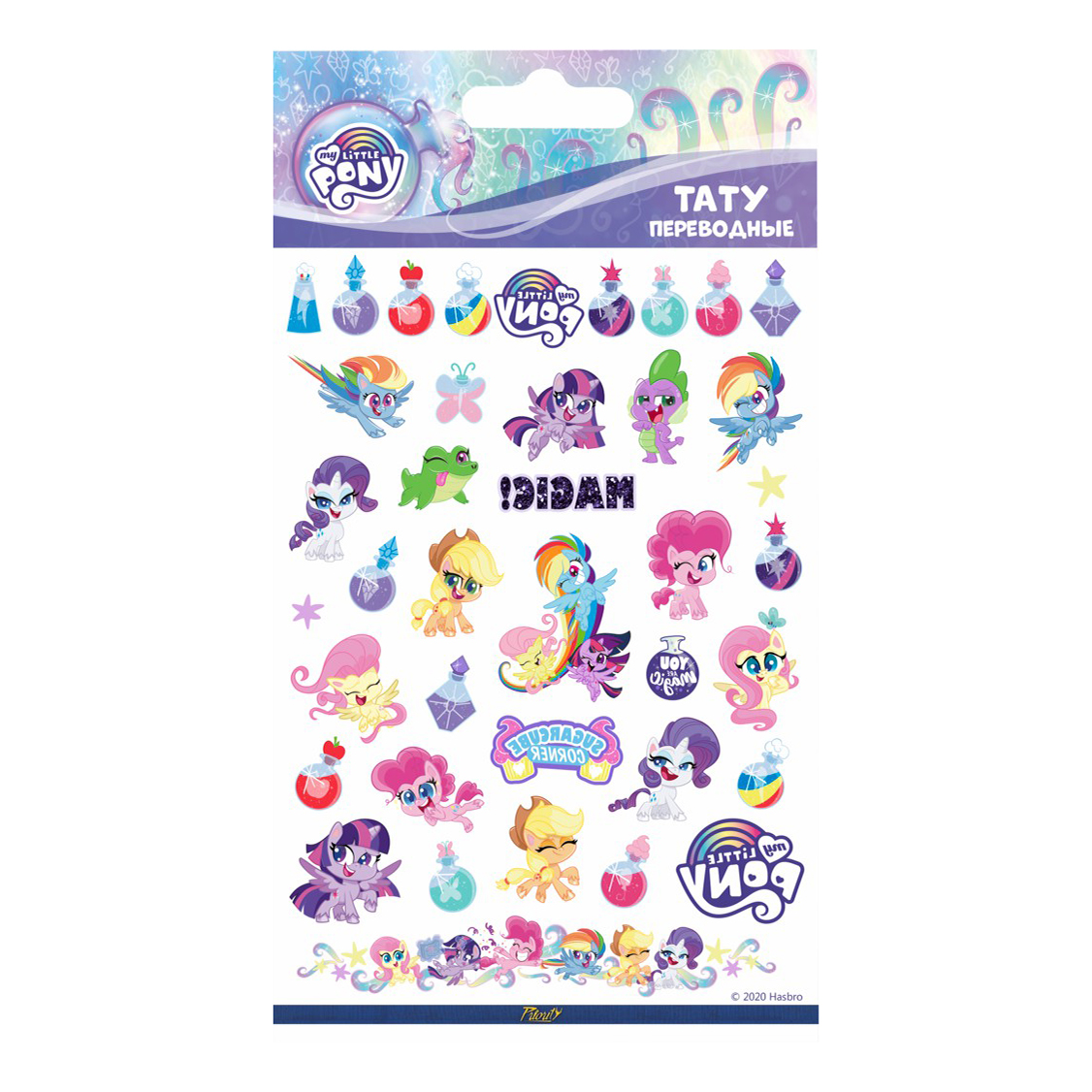

Наклейки-тату Hasbro Little Pony переводные-2 11 х 20 см