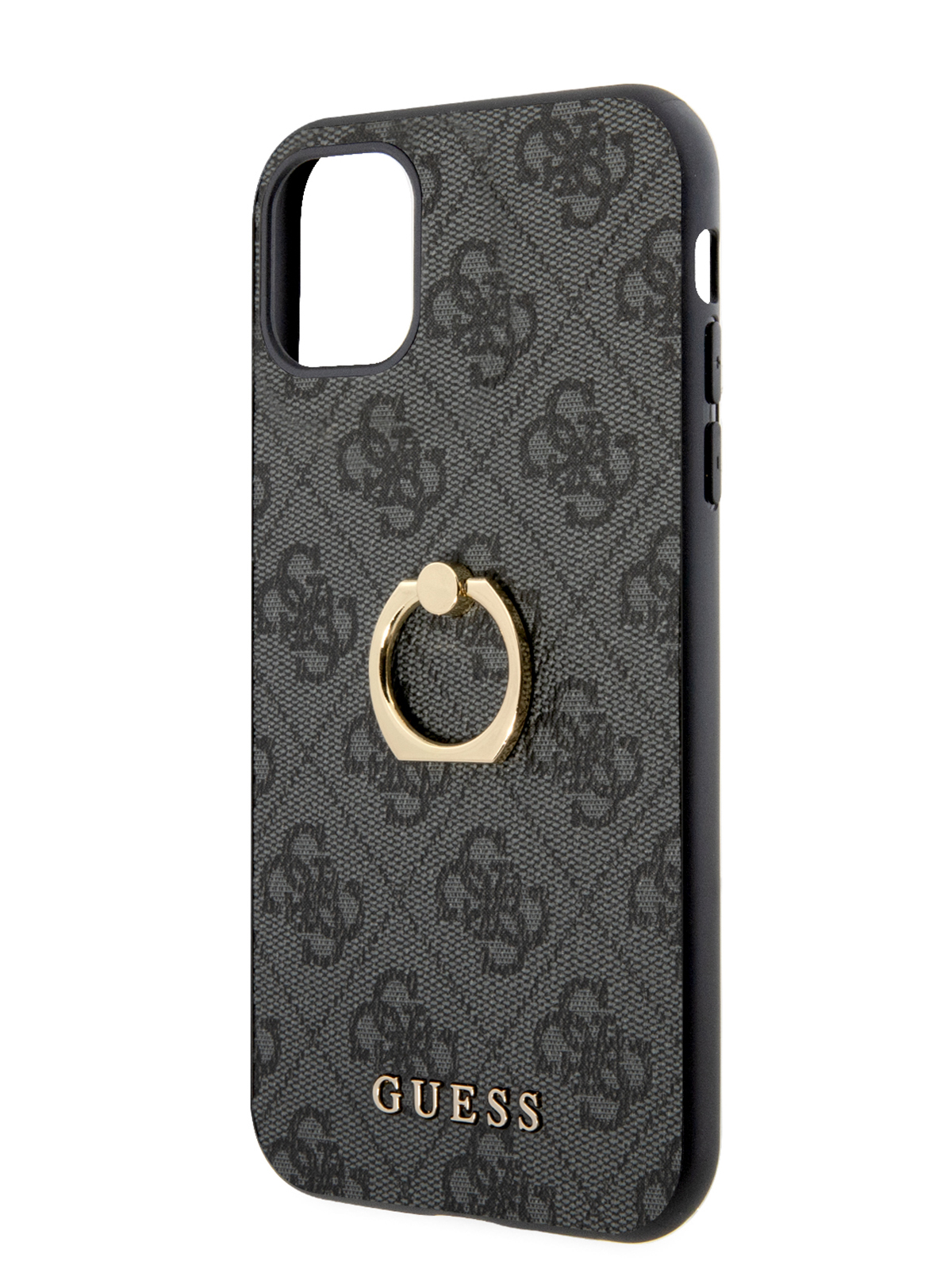 Чехол Guess для iPhone 11 с кольцом Grey