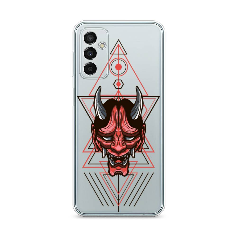 

Чехол на Samsung Galaxy M23 5G "Hanya Oni mask", Серый;красный;черный, 2105550-4