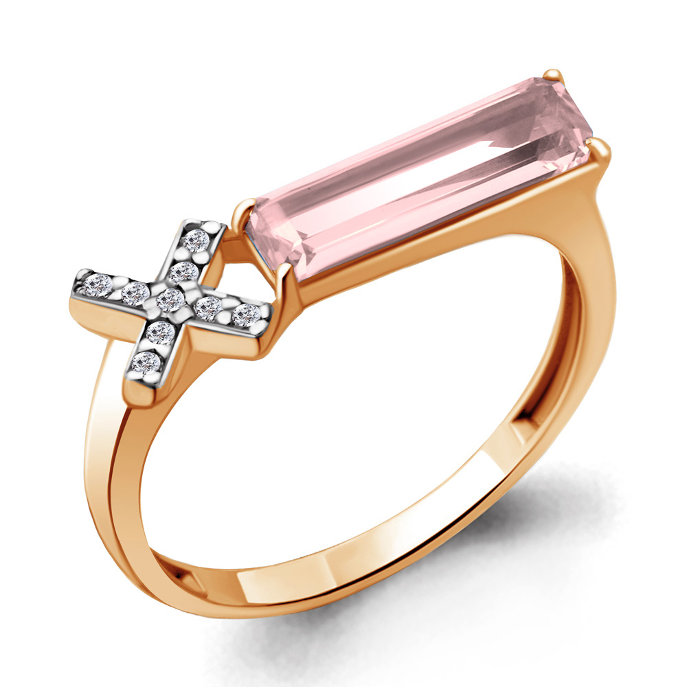 

Кольцо из серебра с фианитом Aquamarine Aquamarine 6930190А_925_з р. 18, 6930190А_925_з