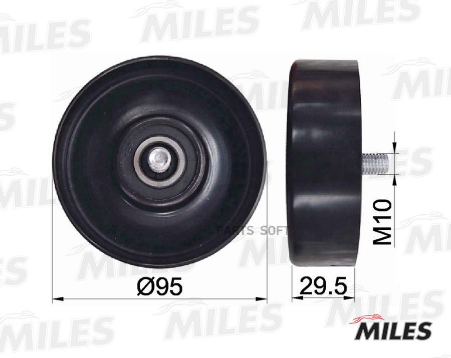 

MILES Ролик ведущий натяжной MILES AG03008