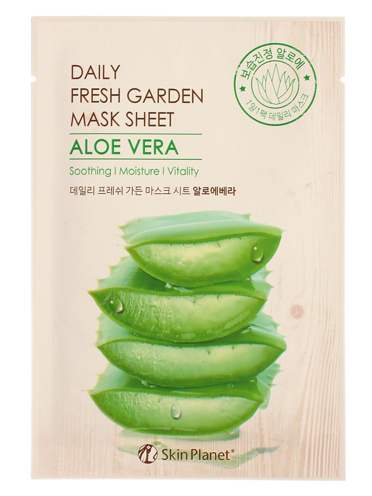 Маска тканевая АЛОЕ MIJIN DAILY FRESH SKIN PLANET GARDEN MASK SHEET ALOE VERA 25G.