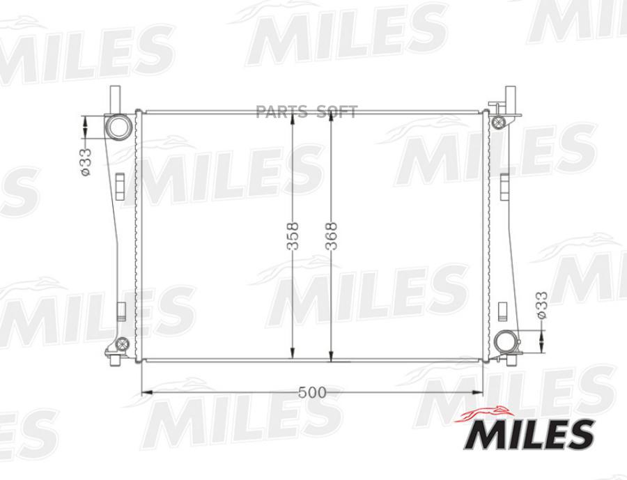

MILES Радиатор MILES acrb019