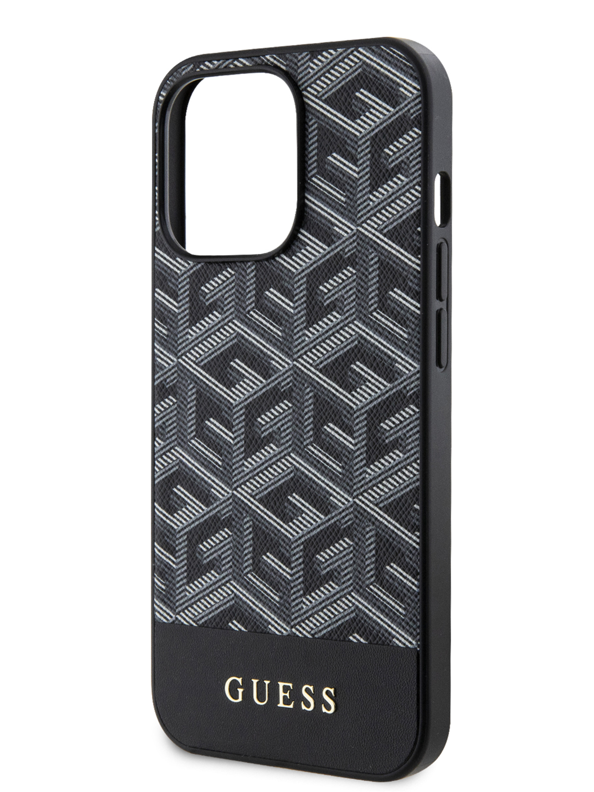 Чехол Guess для iPhone 13 Pro Max с MagSafe CUBE, Black