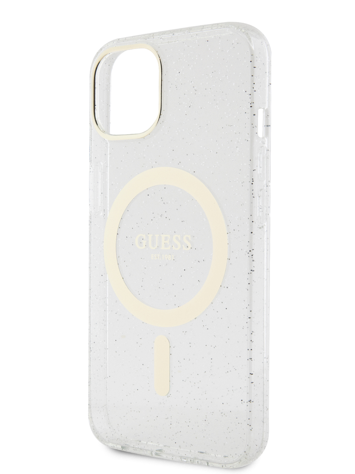 Чехол Guess для iPhone 13 с MagSafe Transp/Gold