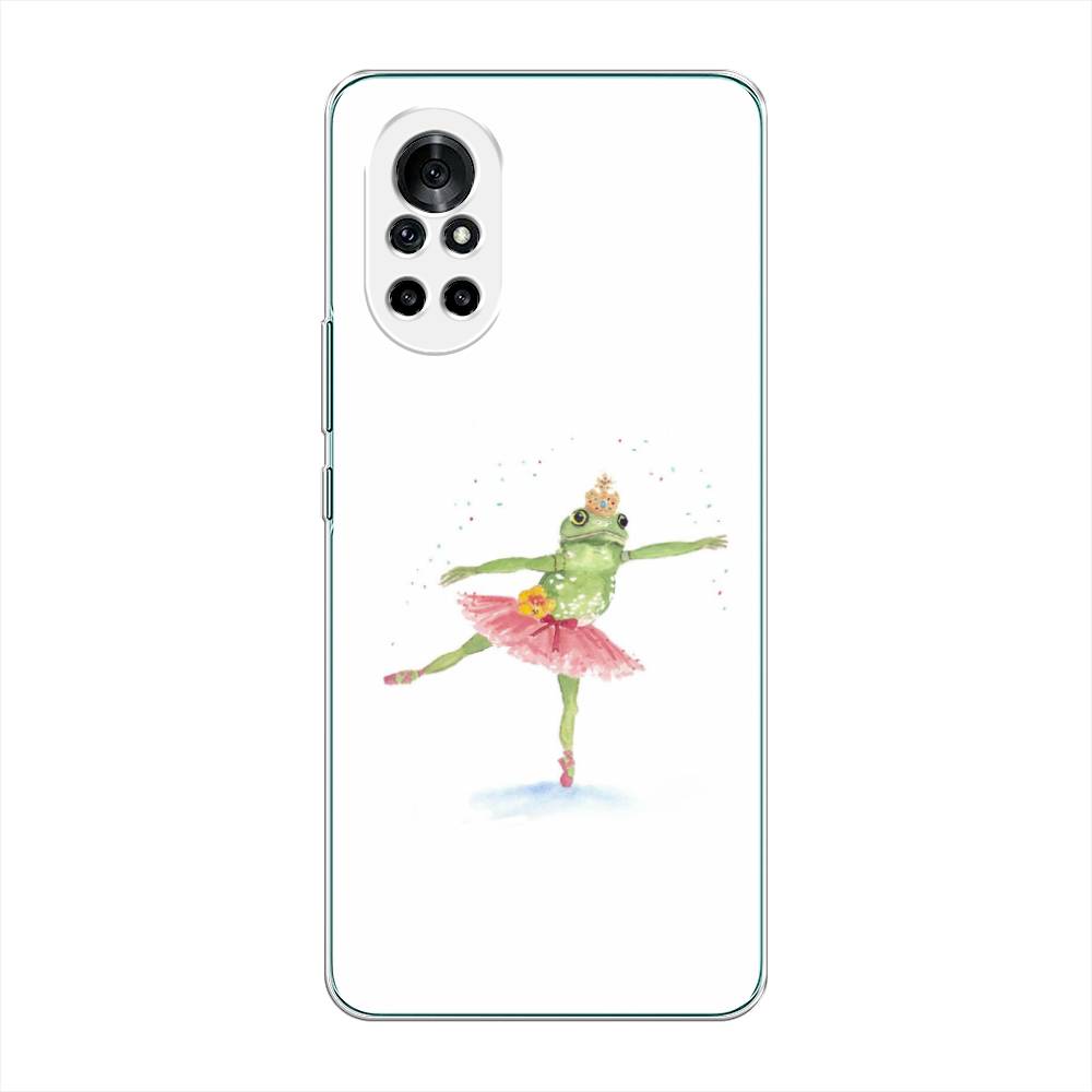 

Чехол на Honor V40 Lite "Лягушка-балерина", Зеленый, 6105150-4