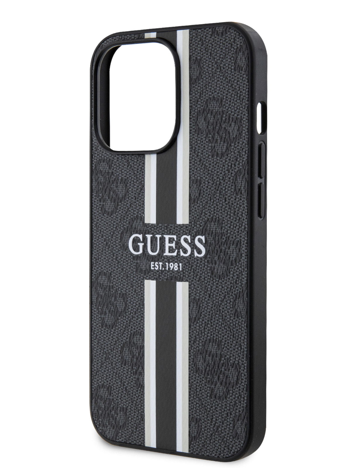 Чехол Guess для iPhone 13 Pro Max из экокожи с MagSafe Black