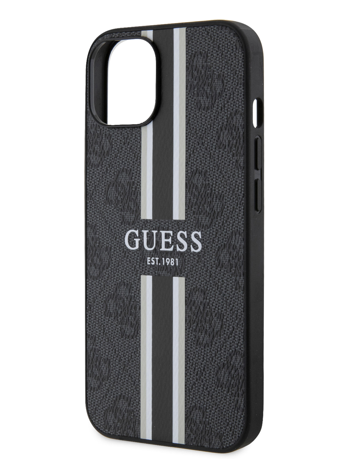 Чехол Guess для iPhone 13 с MagSafe черный