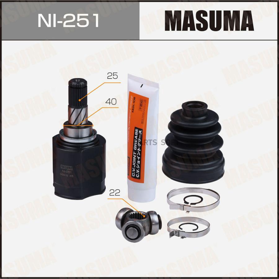 

MASUMA ШРУС MASUMA 22х40х25 (1/6)