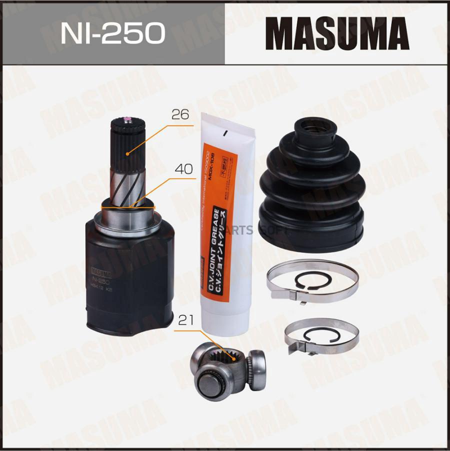 

MASUMA ШРУС MASUMA 21х40х26 (1/6)