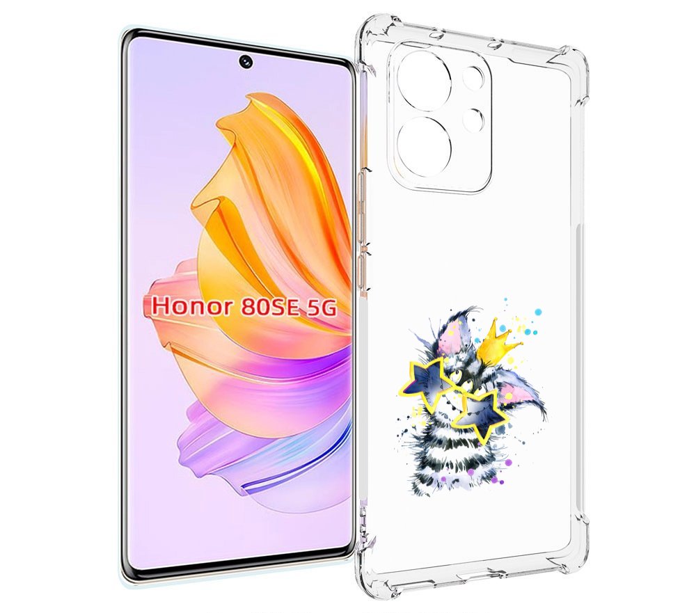 

Чехол MyPads Мартовский Нуся для Honor 80 SE, Прозрачный, Tocco