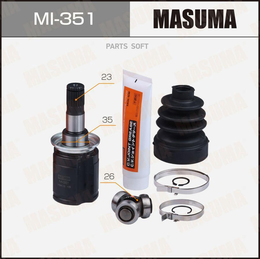 

MASUMA ШРУС MASUMA 26х35х23 (1/6)