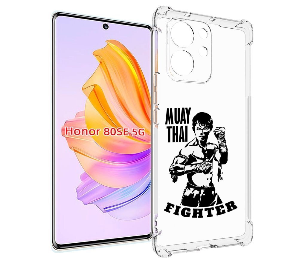 

Чехол MyPads Единоборства муайтай для Honor 80 SE, Прозрачный, Tocco