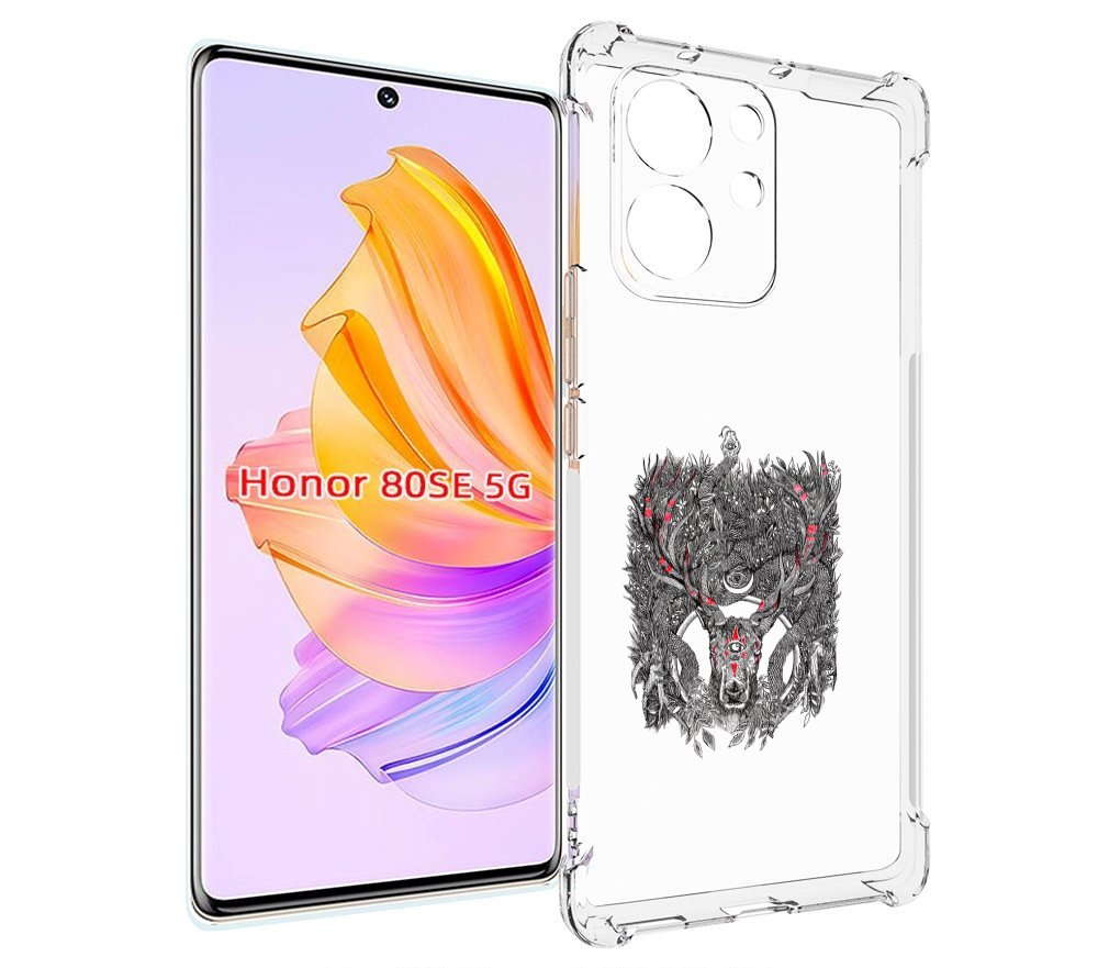 

Чехол MyPads Дизайнерские_676 для Honor 80 SE, Прозрачный, Tocco