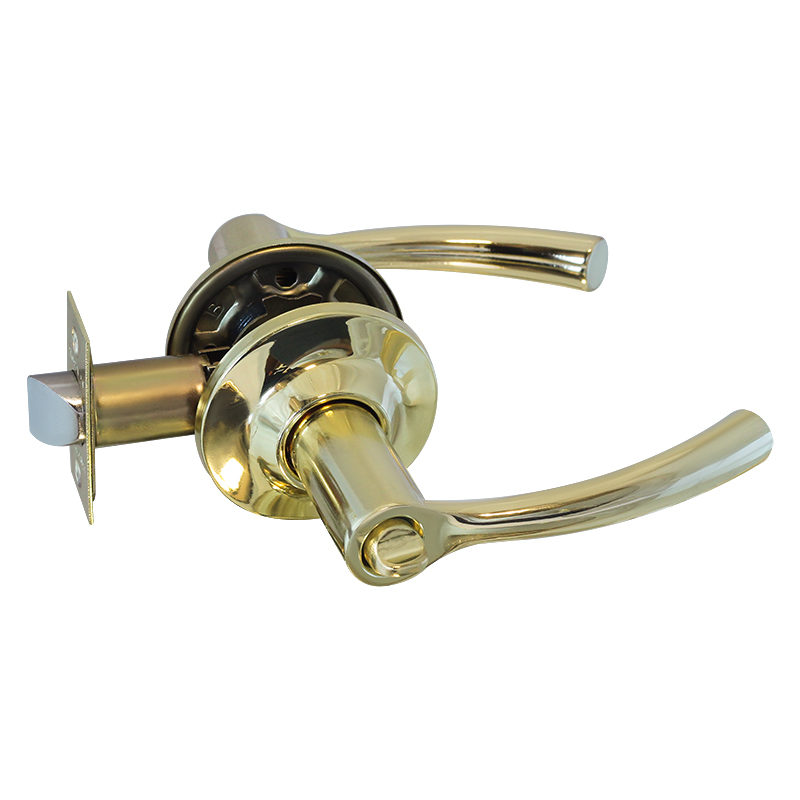 

Ручка защелка НОРА-М ISPARUS ТТ1-03 нажимная для межкомнатных дверей, золото, фиксатор, Золотой, ТТ1-03