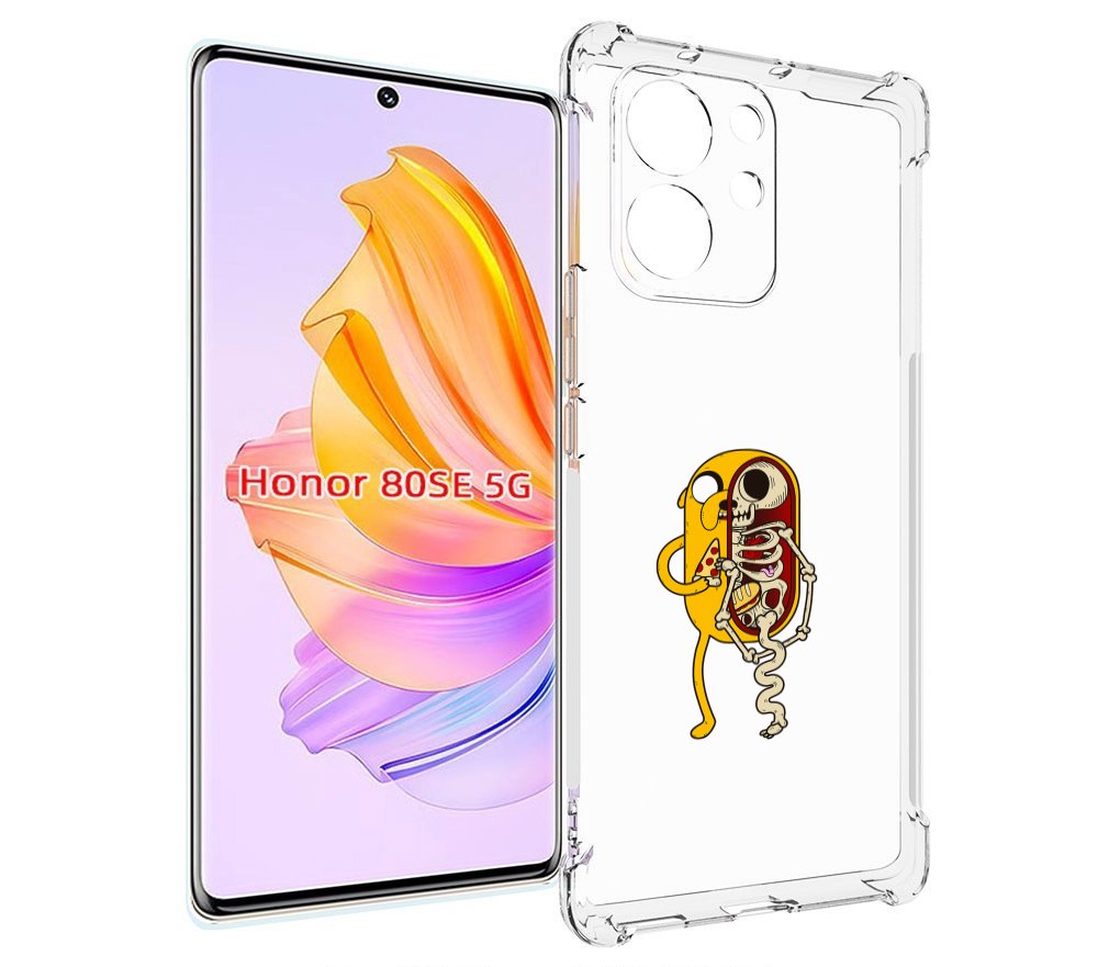 

Чехол MyPads Джейк скелет для Honor 80 SE, Прозрачный, Tocco