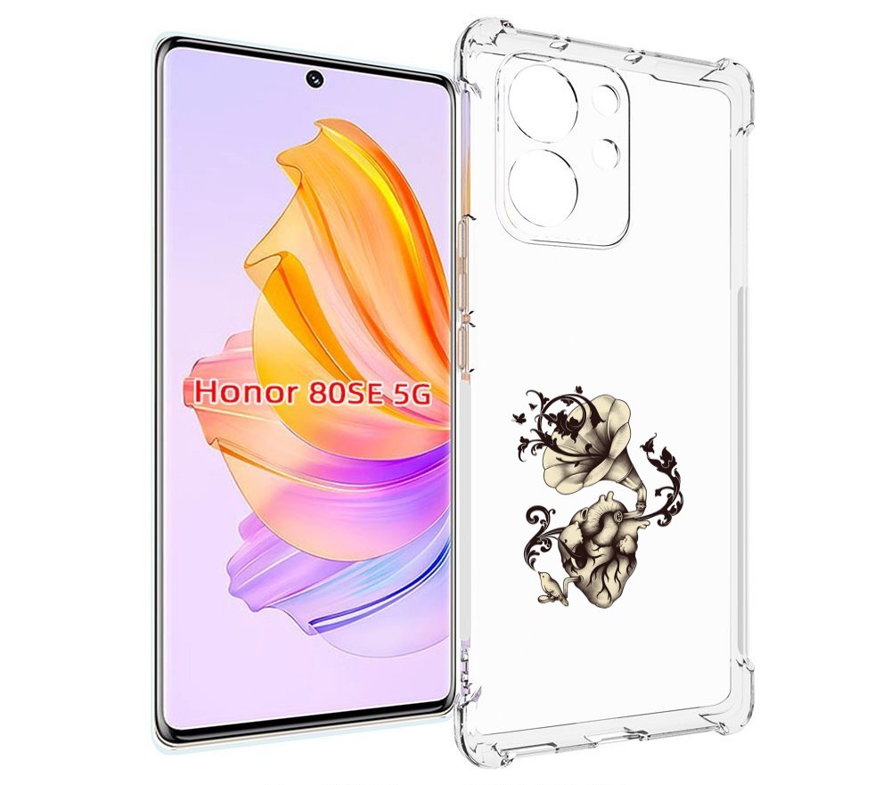 

Чехол MyPads Граммофон для Honor 80 SE, Прозрачный, Tocco