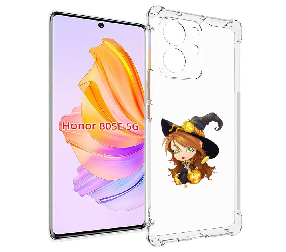 

Чехол MyPads Ведьмочка для Honor 80 SE, Прозрачный, Tocco