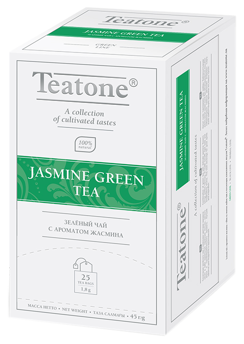 

Чай зеленый Teatone с жасмином 25 шт