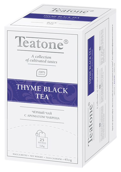 

Чай черный Teatone с чабрецом 25 пак