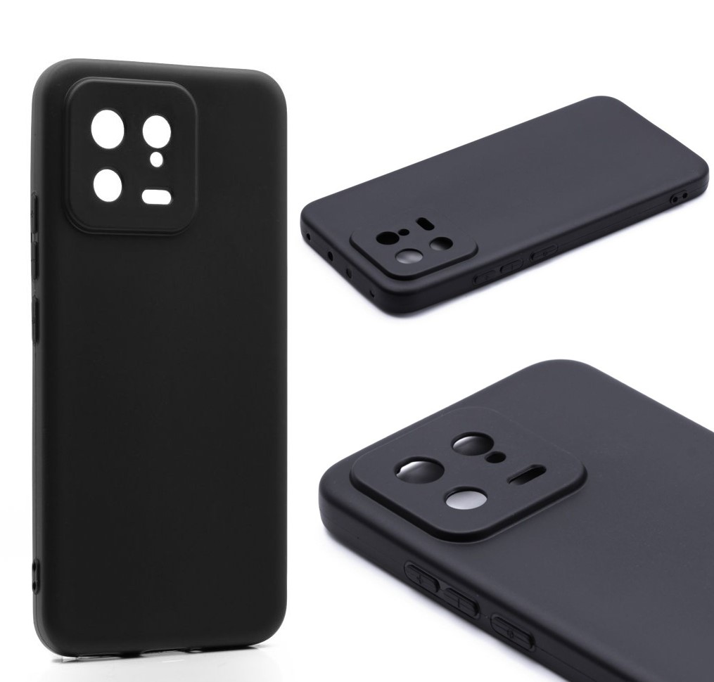 

Силиконовый чехол TPU Case матовый для Xiaomi 13 черный