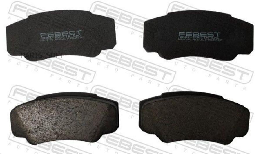 

Тормозные колодки FEBEST задние 2801-DUCIIR