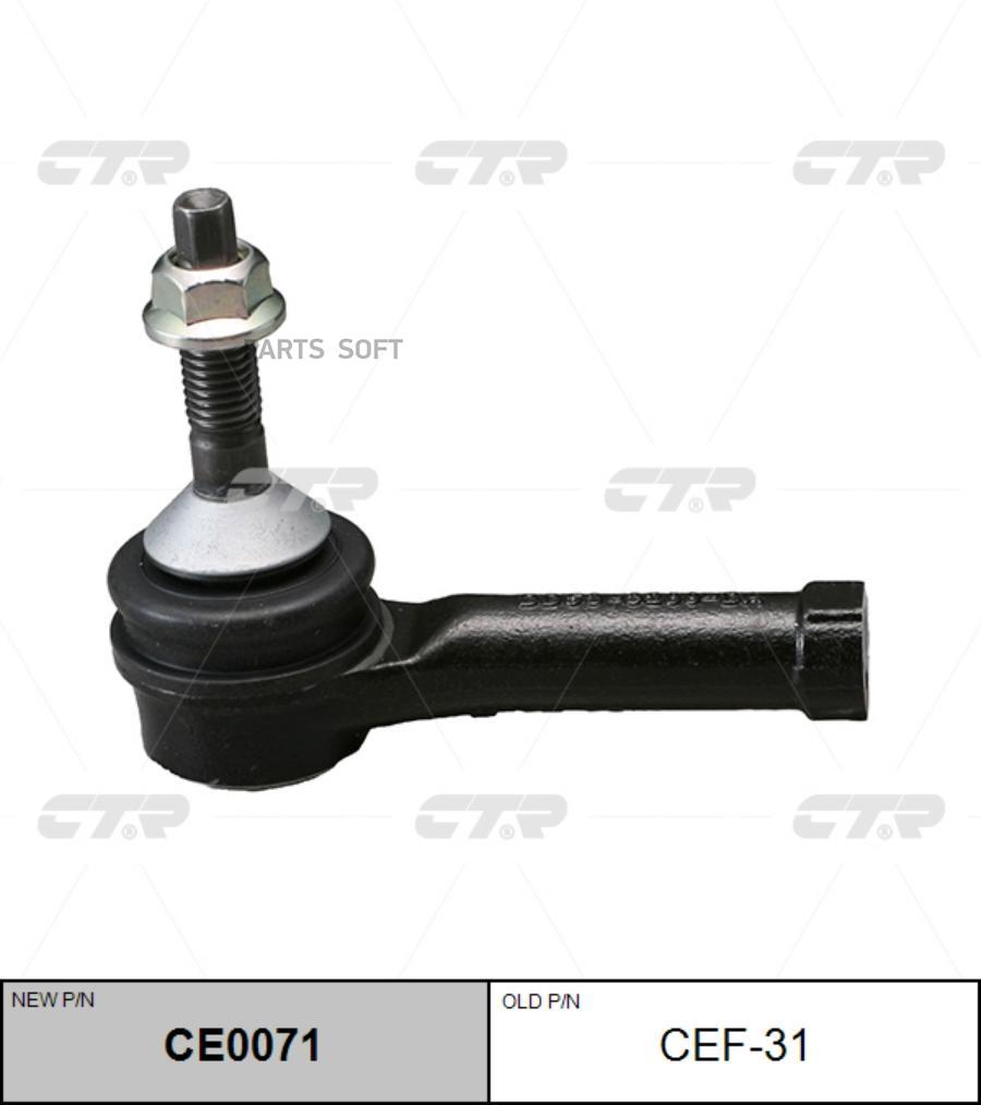 

Наконечник рулевой тяги старый арт. cef-31 ce0071
