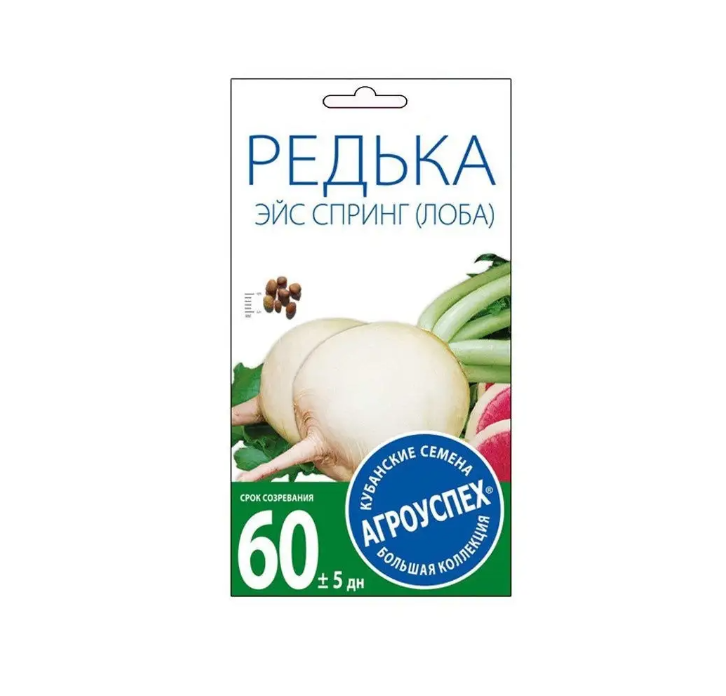 

Семена редька Агроуспех Эйс спринг 1 уп.