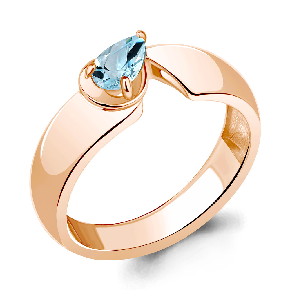 

Кольцо из серебра с топазом Aquamarine Aquamarine 6967602_925_з р, 6967602_925_з