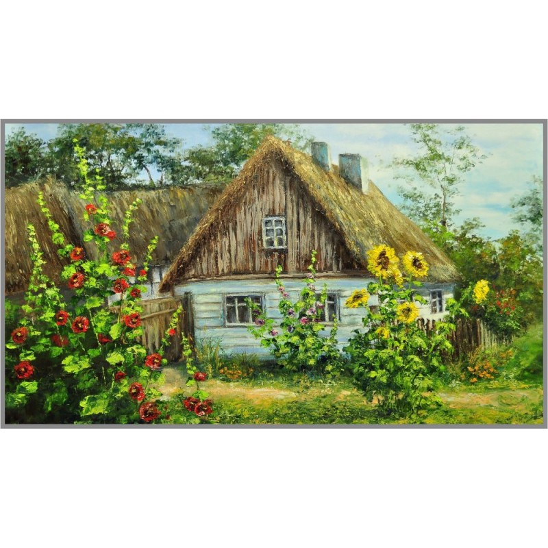 

Алмазная вышивка Milato Домик в деревне, 50x30 см, Домик в деревне