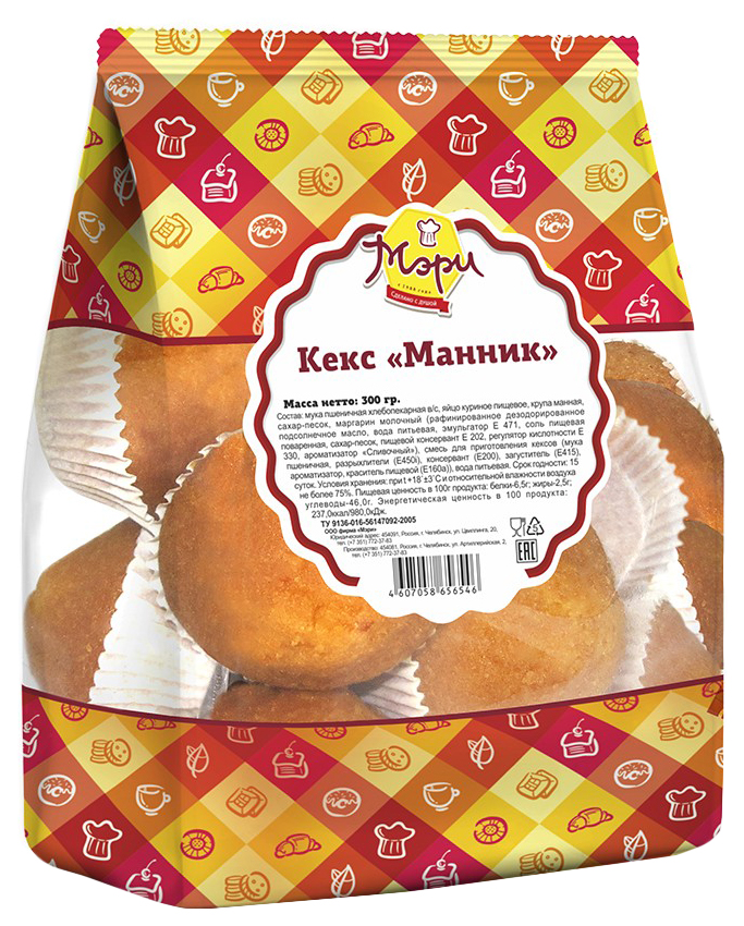 

Кекс Мэри Манник 300 г