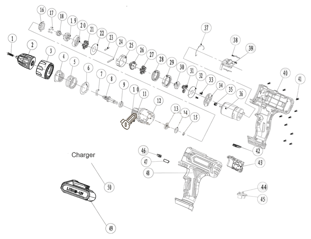 

Редуктор в сборе RD-SD10L/2Y-3-34