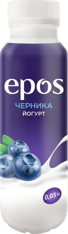 

Йогурт Epos с черникой 0,05% БЗМЖ 250 г