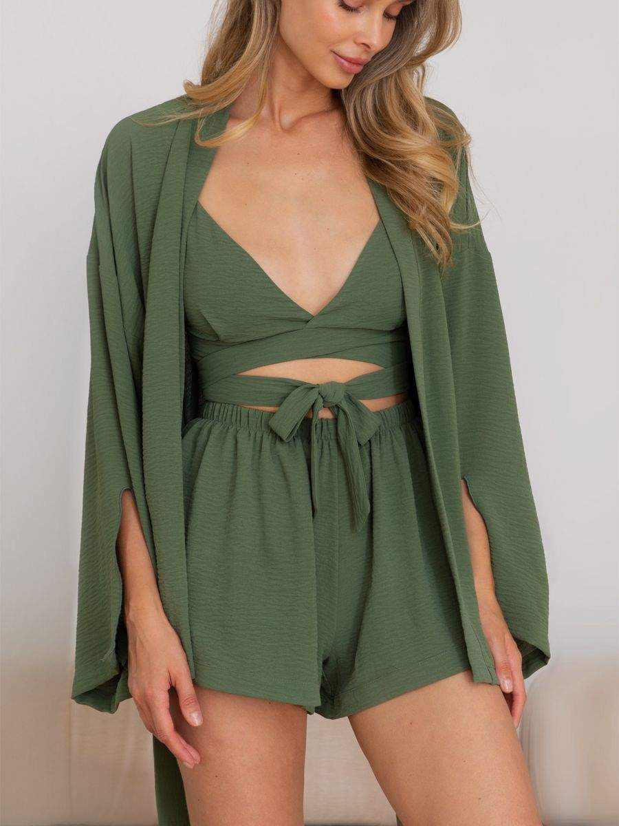 

Пижама женская Mimi Pajamas Brand 100066 хаки 48-50 RU, 100066