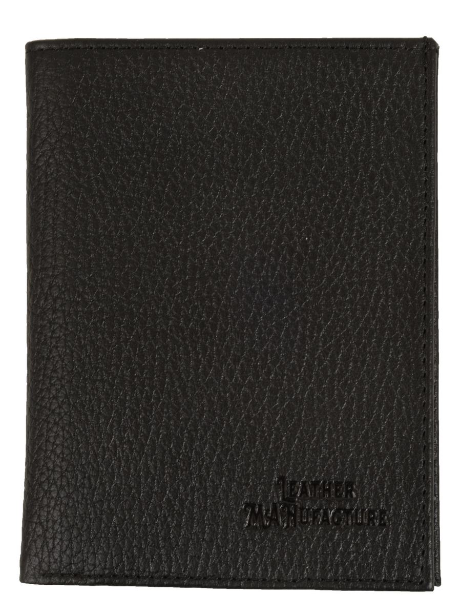 

Обложка для автодокументов унисекс Leather Manufacture 136864, черный, 136864