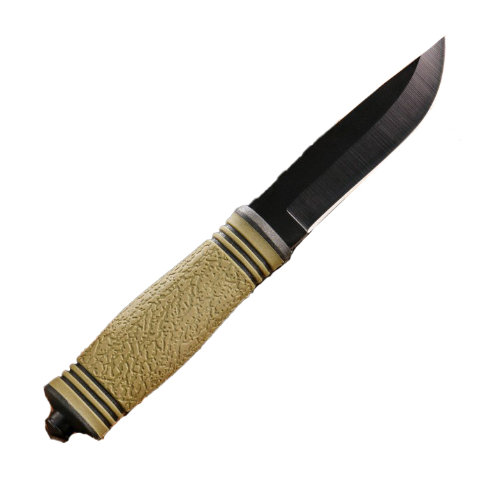 Охотничий нож Мастер К 7187153, зеленый/черный