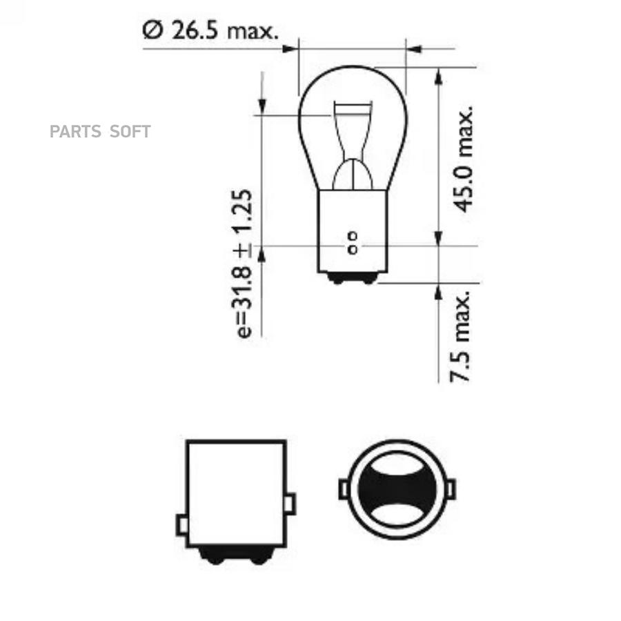 

Лампы Блистер PHILIPS 12499B2