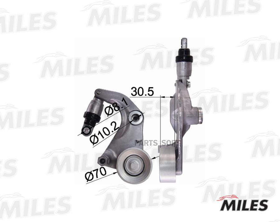 MILES Натяжитель ремня приводного  MILES ag00031