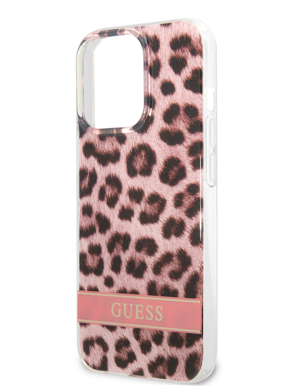 Чехол Guess для iPhone 13 Pro Leopard, Pink