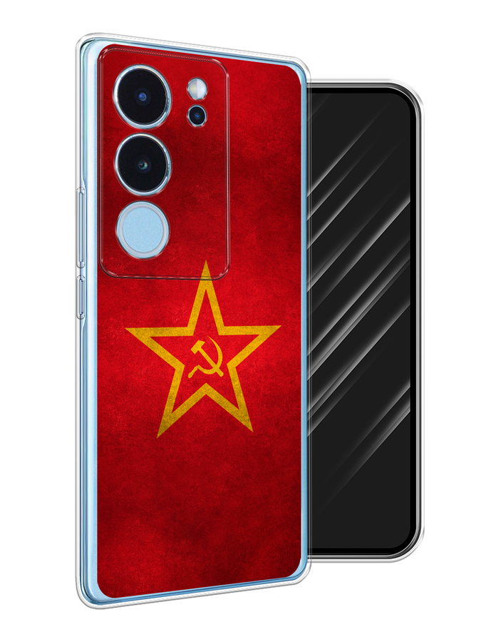 

Чехол Awog на Vivo V29 "Красное знамя", Желтый;красный, 269350-1