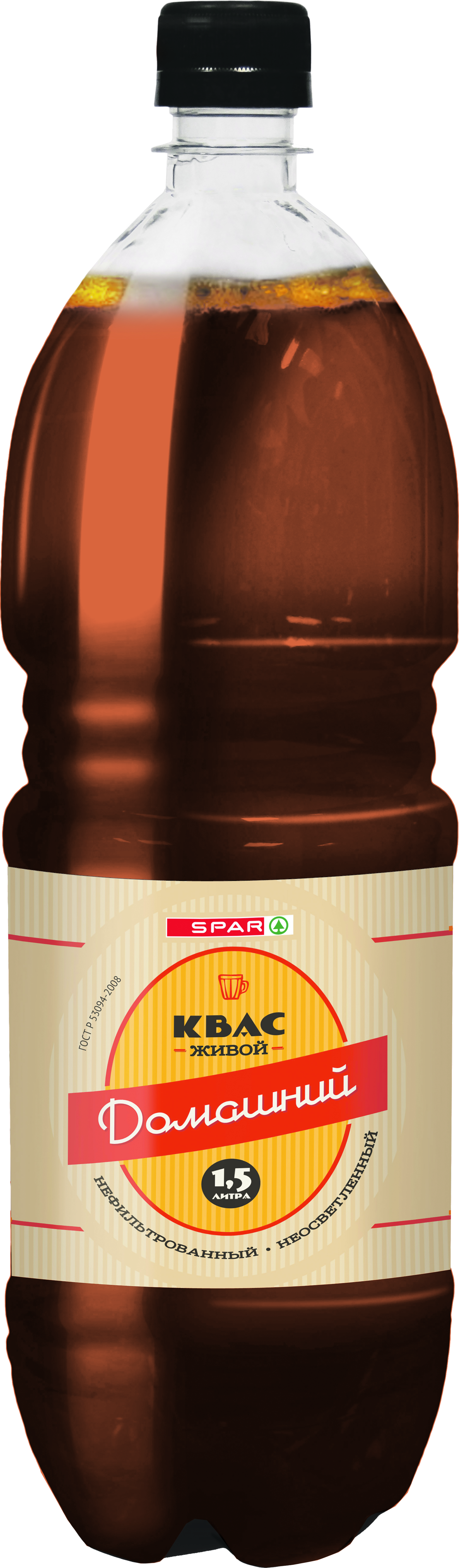 

Квас хлебный Spar Домашний 1,5 л