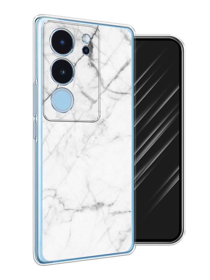 

Чехол Awog на Vivo V29 "Светлый мрамор", Серый, 269350-1