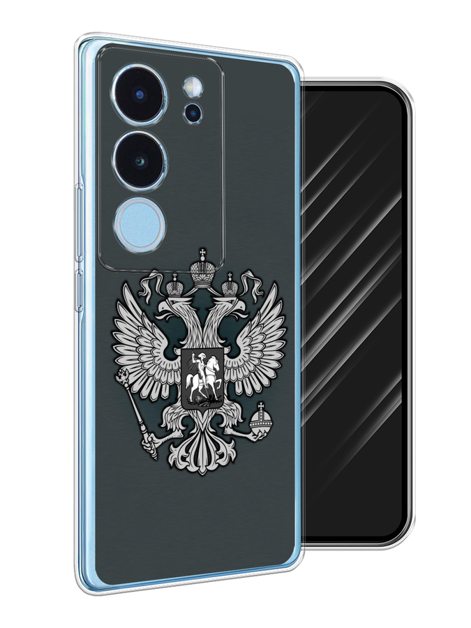 

Чехол Awog на Vivo V29 "Герб России серый", 269350-1