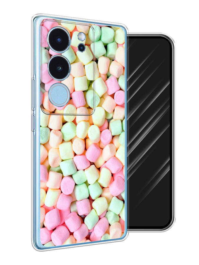 

Чехол Awog на Vivo V29 "Marshmallows", Зеленый;желтый;розовый, 269350-1