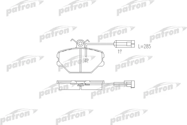 

Колодки Тормозные Дисковые Передн Fiat: Panda 85-04;Panda 03-;Panda Van 92-04;Tempra 90-96