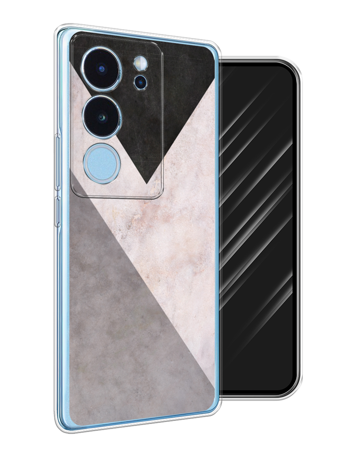 

Чехол Awog на Vivo V29 "Геометричный мрамор", Бежевый, 269350-1