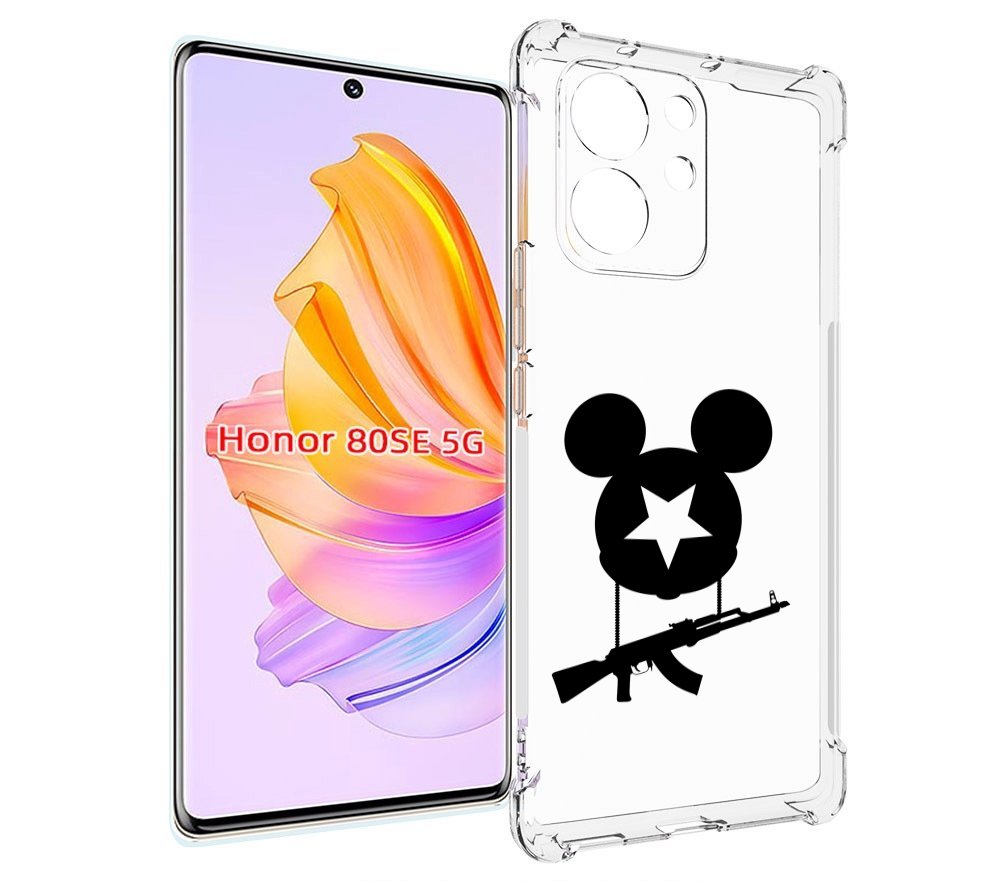 

Чехол MyPads АК Микки для Honor 80 SE, Прозрачный, Tocco