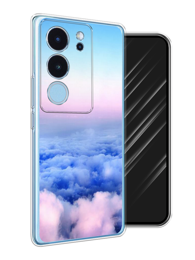 

Чехол Awog на Vivo V29 "Облака", Голубой;розовый;бирюзовый, 269350-1